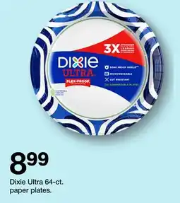 Target Dixie Ultra 64-ct. paper plates offer