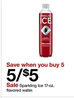 Target Sale Sparkling Ice 17-oz. flavored water offer
