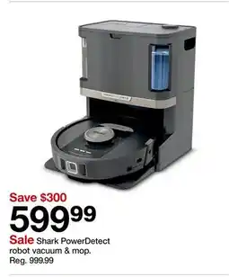 Target Shark PowerDetect robot vacuum & mop offer