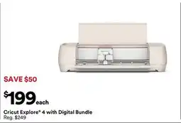 Michaels Cricut Explore 4 with Digital Bundle offer