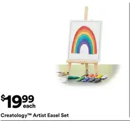 Michaels Creatology Artist Easel Set offer