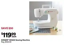 Michaels SINGER M1500 Sewing Machine offer