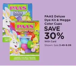 Kroger PAAS Deluxe Dye Kit & Megga Color Cups offer