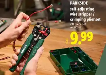 Lidl PARKSIDE self-adjusting wire stripper/crimping plier set offer