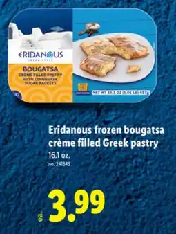 Lidl Eridanous frozen bougatsa crème filled Greek pastry offer