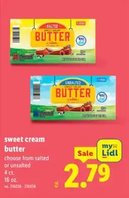 Lidl sweet cream butter offer