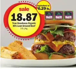 Meijer True Goodness Organic 85% Lean Ground Beef offer
