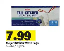 Meijer Meijer Kitchen Waste Bags offer