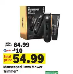 Meijer Manscaped Lawn Mower Trimmer offer