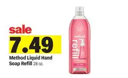 Meijer Method Liquid Hand Soap Refill offer