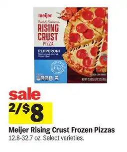 Meijer Meijer Rising Crust Frozen Pizzas offer