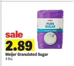 Meijer Meijer Granulated Sugar offer