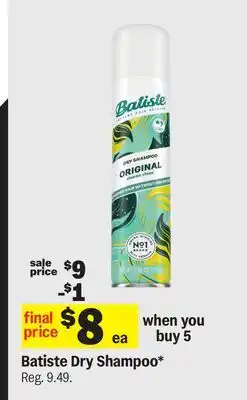 Meijer Batiste Dry Shampoo offer