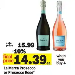 Meijer La Marca Prosecco or Prosecco Rosé offer