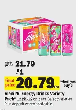 Meijer Alani Nu Energy Drinks Variety Pack offer