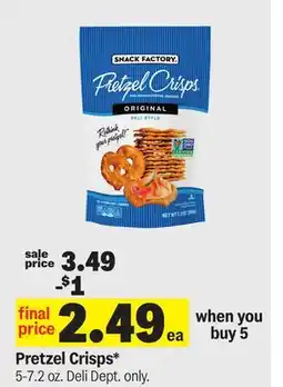 Meijer Pretzel Crisps offer