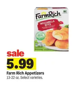 Meijer Farm Rich Appetizers offer