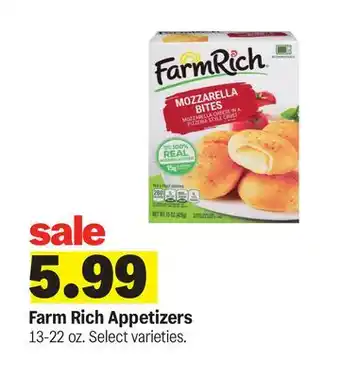 Meijer Farm Rich Appetizers offer