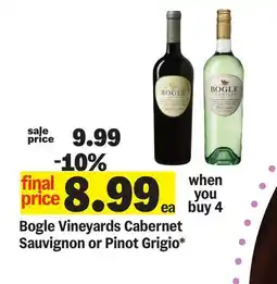 Meijer Bogle Vineyards Cabernet Sauvignon or Pinot Grigio offer