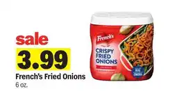 Meijer French's Fried Onions offer