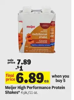 Meijer Meijer High Performance Protein Shakes offer