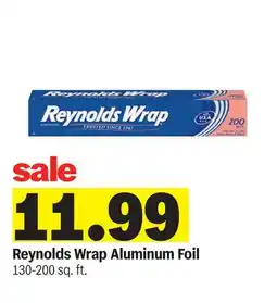 Meijer Reynolds Wrap Aluminum Foil offer