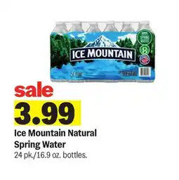 Meijer Ice Mountain Natural Spring Water offer