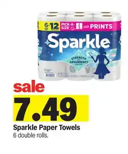 Meijer Sparkle Paper Towels offer
