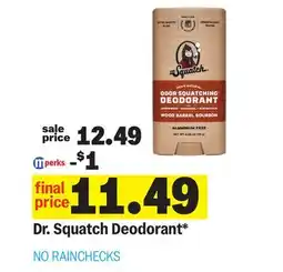 Meijer Dr. Squatch Deodorant offer