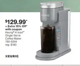 JC Penney Keurig K-Iced Single-Serve Coffee Maker offer
