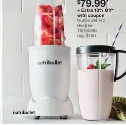 JC Penney Nutribullet Pro Blender offer