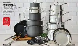 JC Penney Cuisinart Contour 14-Pc. Hard-Anodized Or Stainless Steel Cookware Set offer