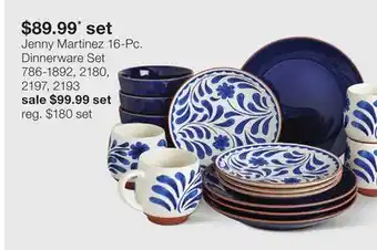 JC Penney Jenny Martinez 16-Pc. Dinnerware Set offer