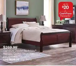 JC Penney Signature Design By Ashley Ramsay Queen Sleigh Bed offer