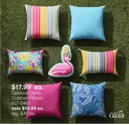 JC Penney Outdoor Oasis, Outdoor Pillows offer