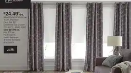 JC Penney Max Blackout Mystique 100% Blackout Faux Silk 84 Grommet-Top Curtain offer