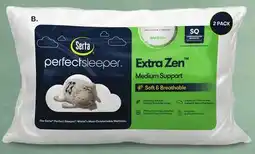 JC Penney Serta Perfect Sleeper Extra Zen 2-Pk. Standard/Queen Pillows offer