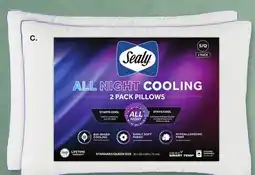JC Penney Sealy All Night Cooling 2-Pk. Standard/Queen Pillows/Queen Pillows offer