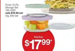 JC Penney Pyrex 10-Pc. Storage Set offer