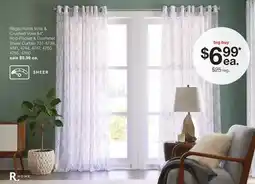 JC Penney Regal Home Voile & Crushed Voile 84 Rod-Pocket & Grommet Sheer Curtain offer