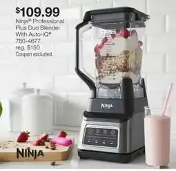 JC Penney Ninja Professional Plus Duo Blender With Auto-iQ offer