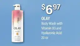 Commissary OLAY Body Wash with Vitamin B3 and Hyaluronic Acid offer