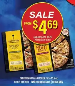 Commissary CALIFORNIA PIZZA KITCHEN offer