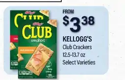 Commissary KELLOGG'S Club Crackers offer