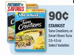 Commissary STARKIST Tuna Creations, or Smart Bows Tuna offer