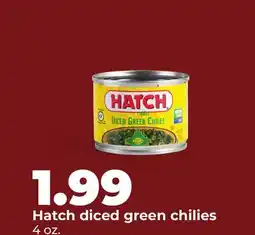 Hy-Vee Hatch diced green chilies offer
