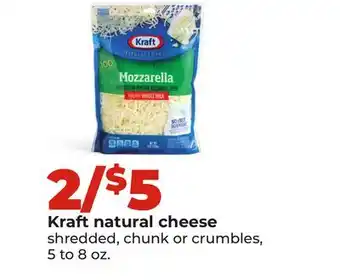Hy-Vee Kraft natural cheese offer