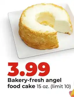 Hy-Vee Bakery-fresh angel food cake offer