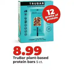 Hy-Vee TruBar plant-based protein bars offer