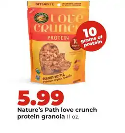 Hy-Vee Nature's Path love crunch protein granola offer